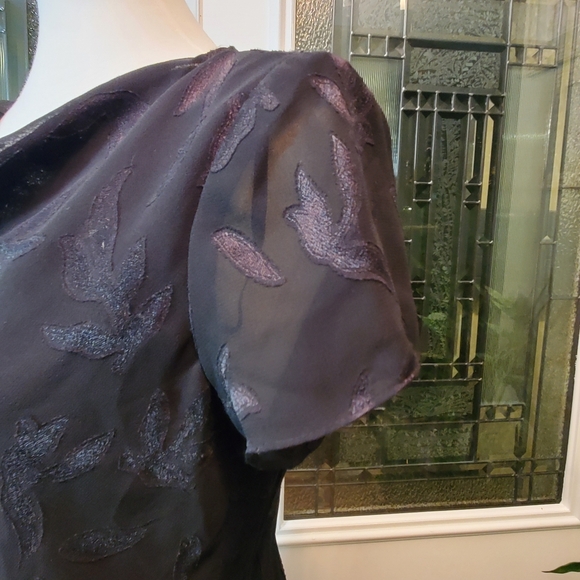 Evening Chiffon Layered Dress - Picture 3 of 8